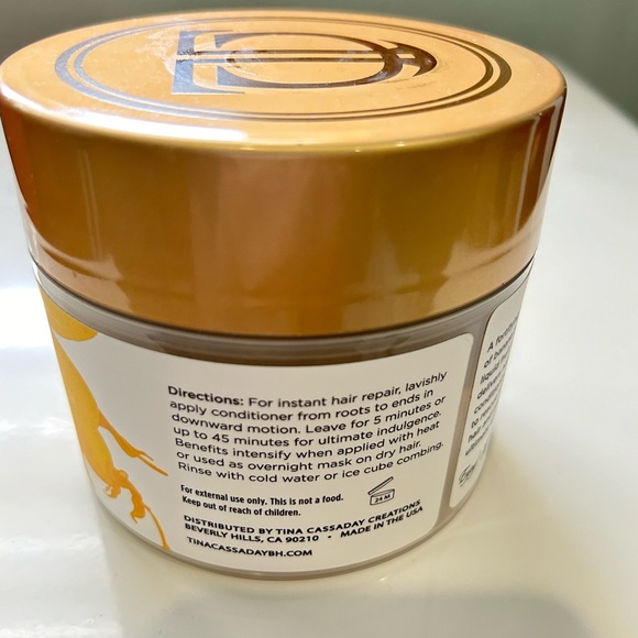 NWT Tina Cassaday Beverly Hills Banana-Banana Conditioner / Hair Mask 8 fl oz - Picture 4 of 7